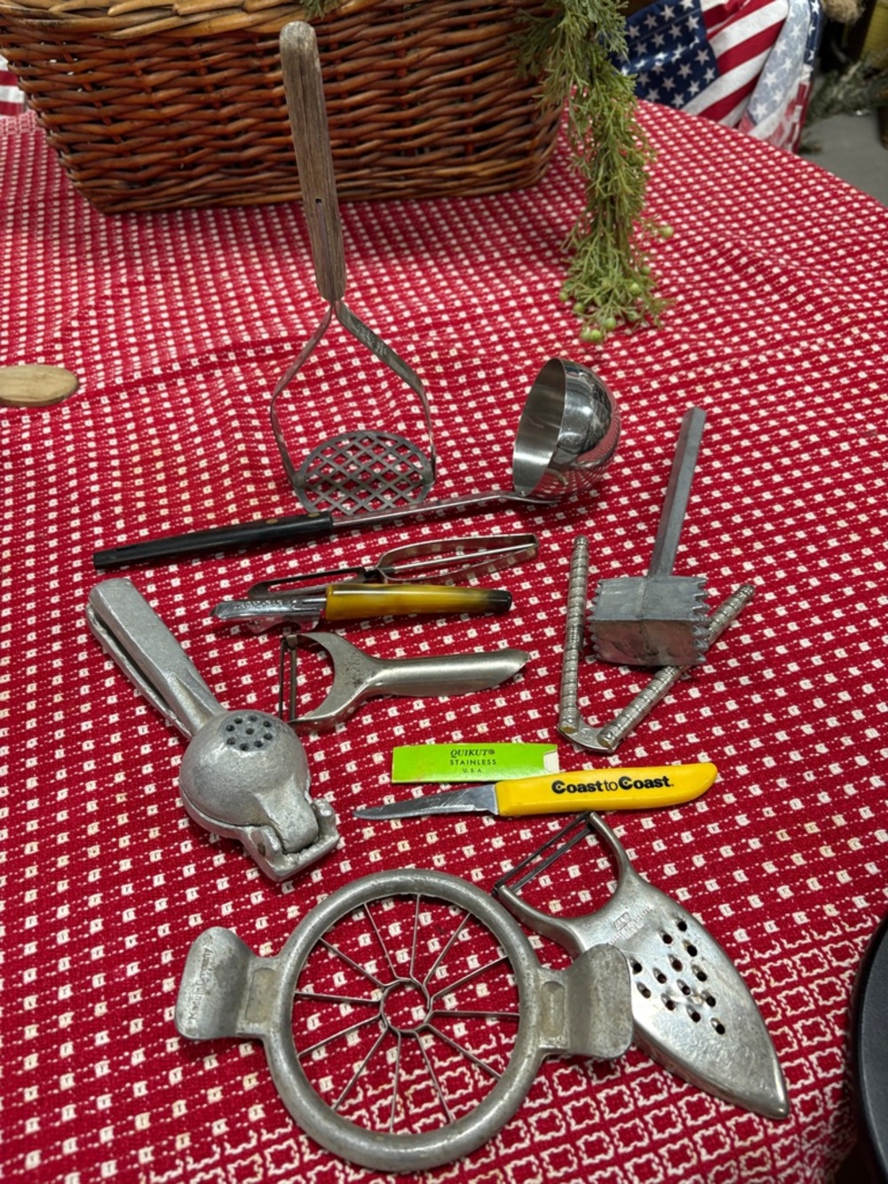 Vintage Assorted Silver Metal Kitchen Tools